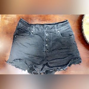 Rewash Black Jean Shorts